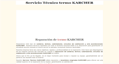 Desktop Screenshot of karcher.reparacion-termo.com