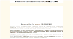 Desktop Screenshot of orbegozo.reparacion-termo.com